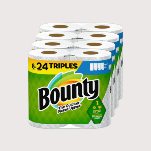 White, 8 Triple Rolls 24 Regular Rolls