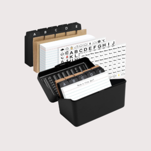 Index Card Holder Set