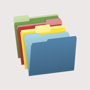 Pendaflex Two-Tone Color File Folders